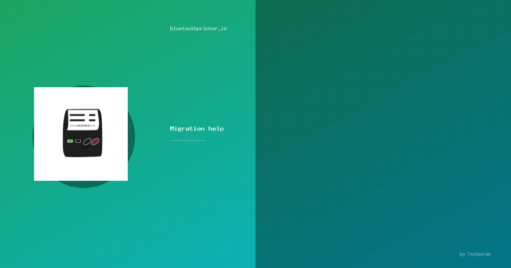 Migration help